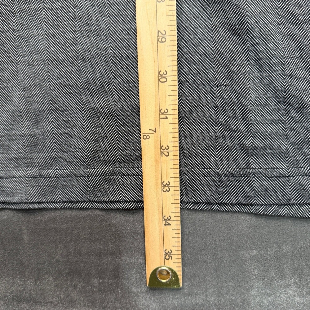 Nicklaus Golf Polo Shirt Mens XL Gray Herringbone Double Mercerized Cotton Short - Picture 6 of 7